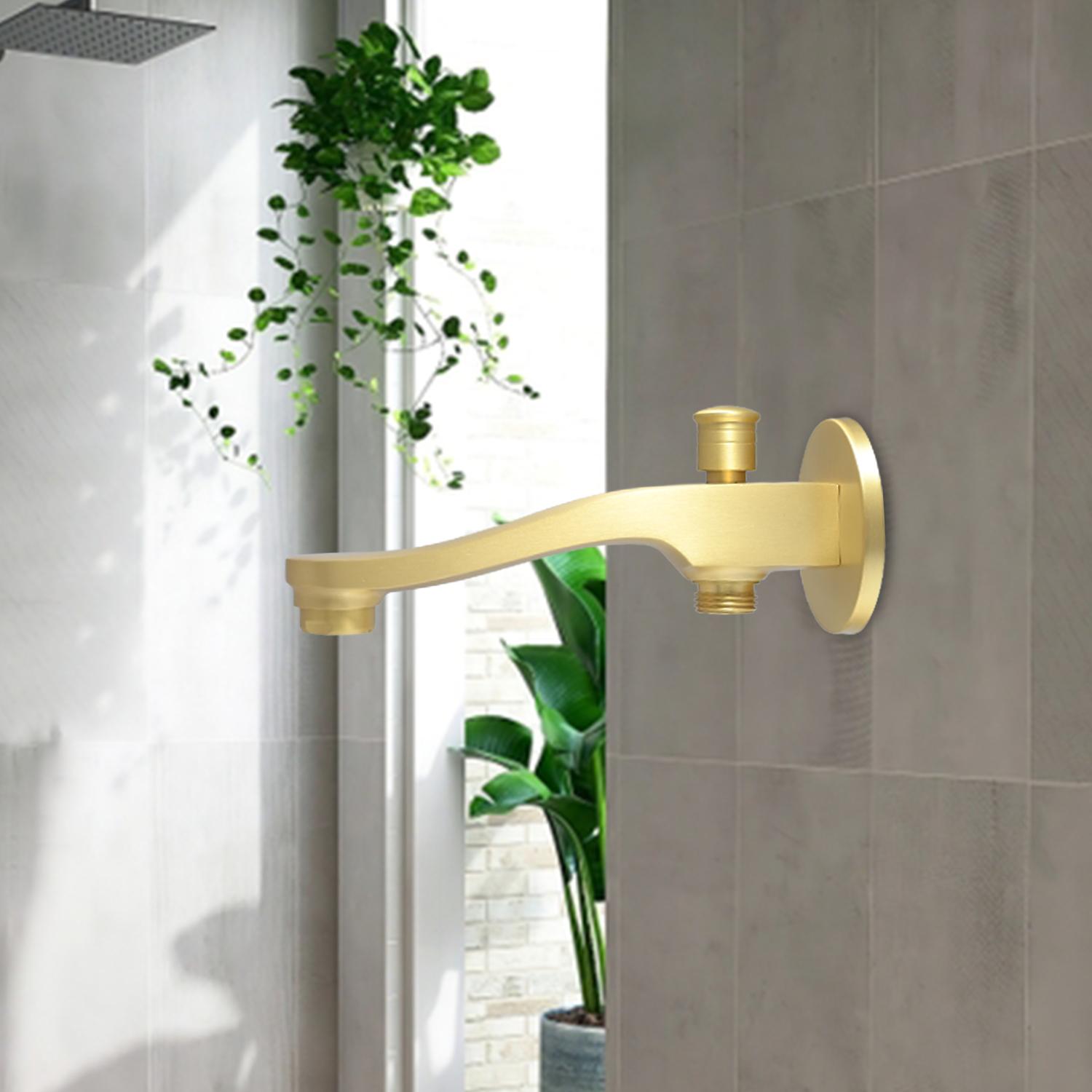 D&B Bathware Brushed Gold Matt Finish Spouts Faucet Brass Tip-Ton - 3320_1