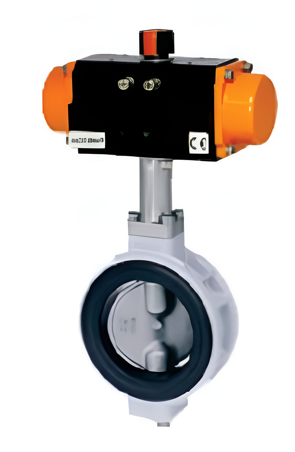 SN 4 inch Pneumatic Aluminium Butterfly Valve BR-28_0