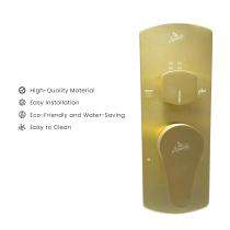 D&B Bathware Brushed Gold Matt Finish Diverter Faucet Hydra Turbo - 3OULAP_0