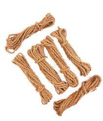 Coconut Coir Twisted 5 mm Ropes Brown_0