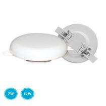 Ozzu Light 12 W Round Warm White 100 mm LED Panel Lights Surface Mounted_0