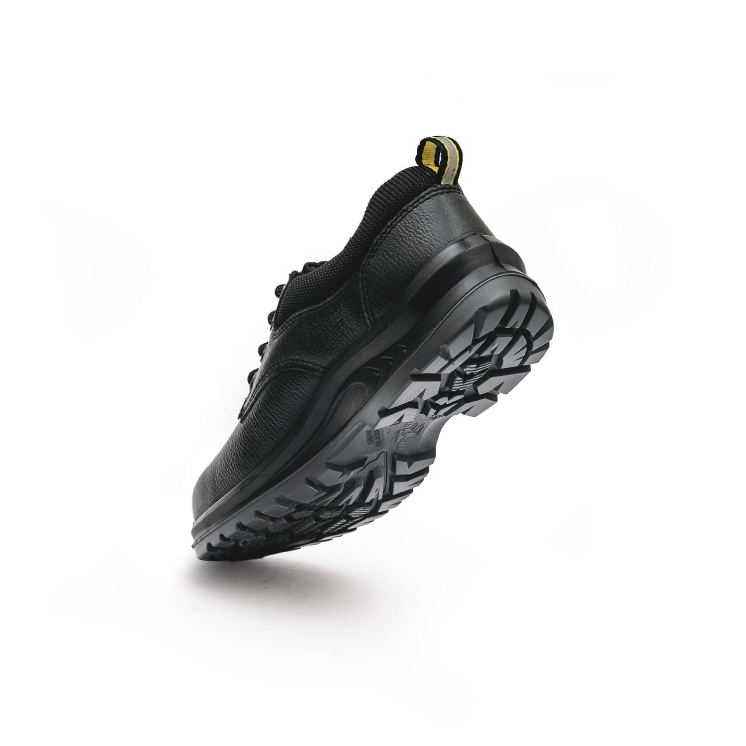 Hillson Clawz CL-01 Real Buff Leather Steel Toe Safety Shoes Black_1