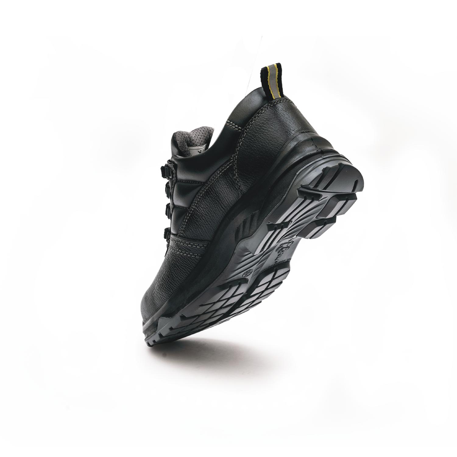 Hillson Clawz CL-03 Real Buff Leather Steel Toe Safety Shoes Black_1