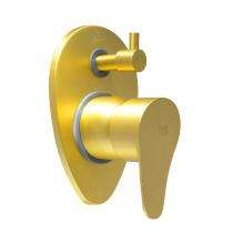 D&B Bathware Brushed Gold Matt Finish Diverter Faucet Upper Parts - 3315_0