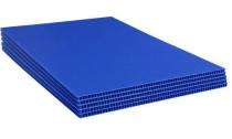 Polypropylene Flute Sheet 6 x 4 ft Blue_0