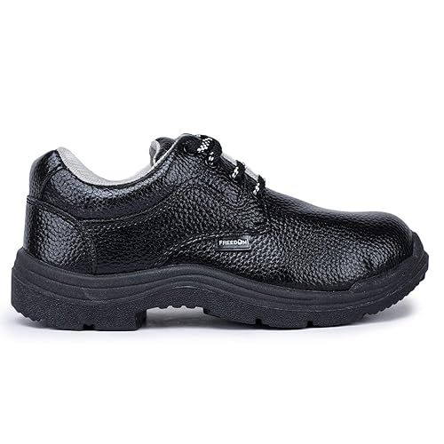 FREEDOM by LIBERTY VIJYATA-1A PVC CFB Steel Toe Safety Shoes Black_1