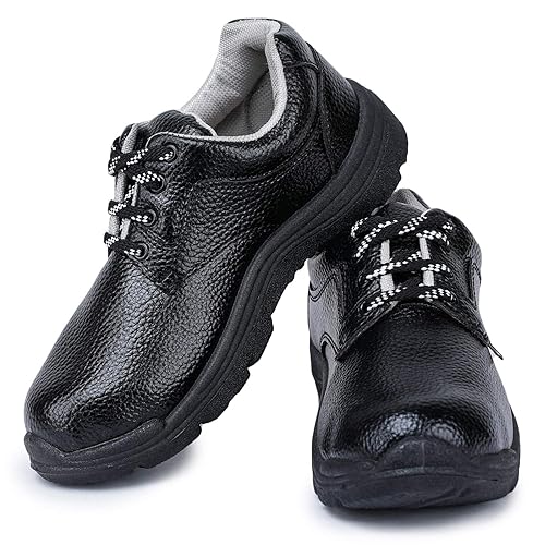 FREEDOM by LIBERTY VIJYATA-1A PVC CFB Steel Toe Safety Shoes Black_2
