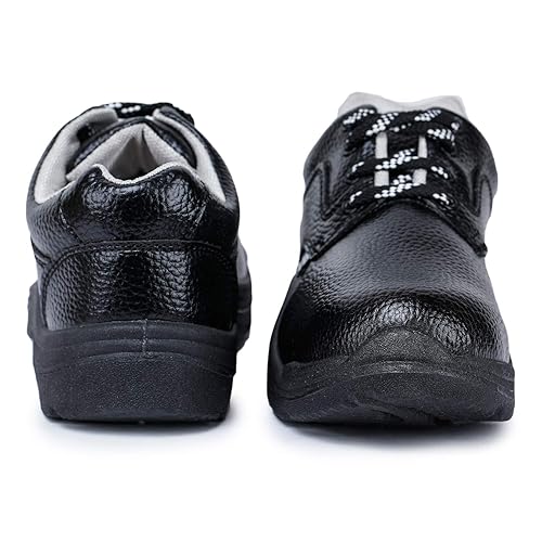FREEDOM by LIBERTY VIJYATA-1A PVC CFB Steel Toe Safety Shoes Black_3