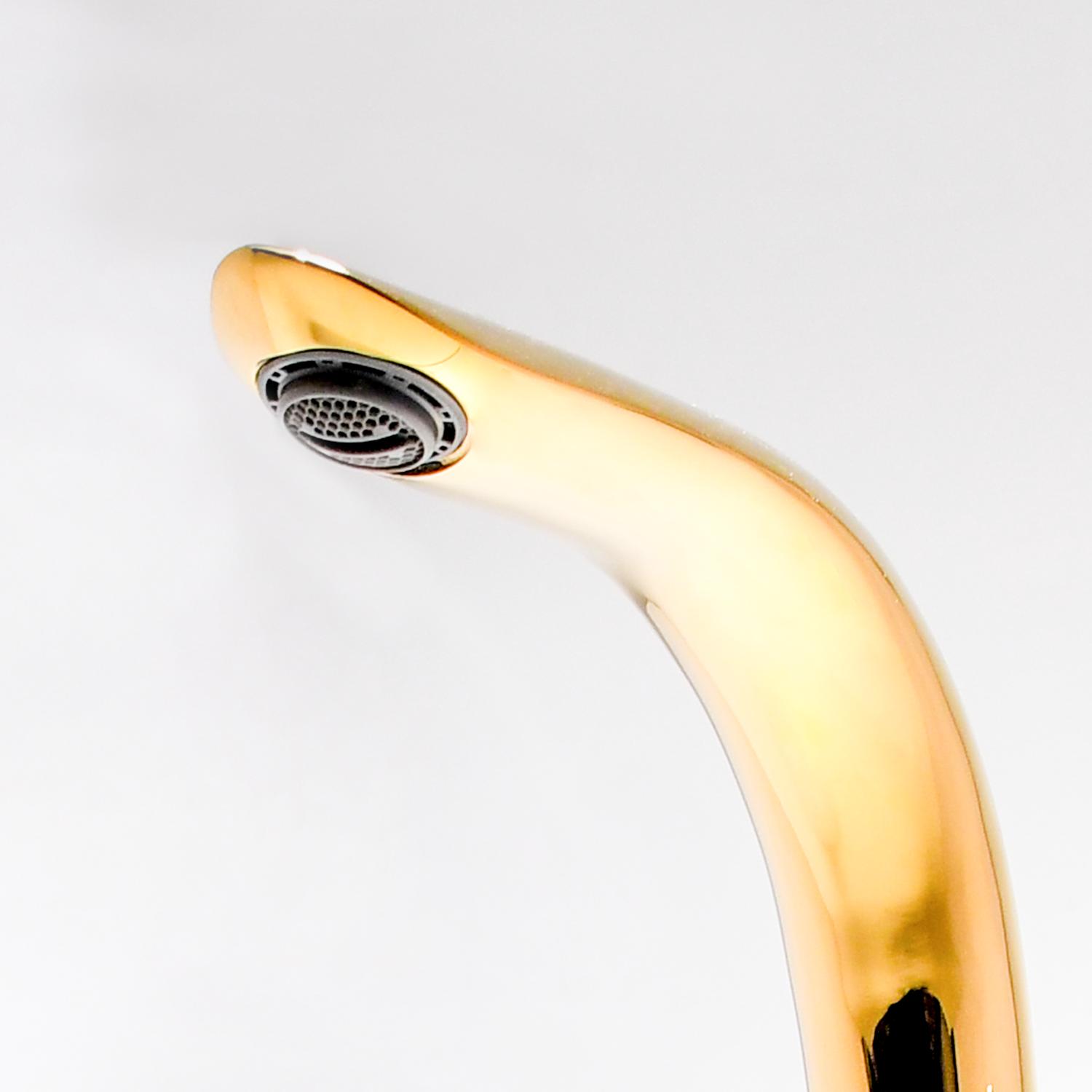 D&B Bathware Polished Swan Neck Faucet Nautica-NTC6112 Gold_1