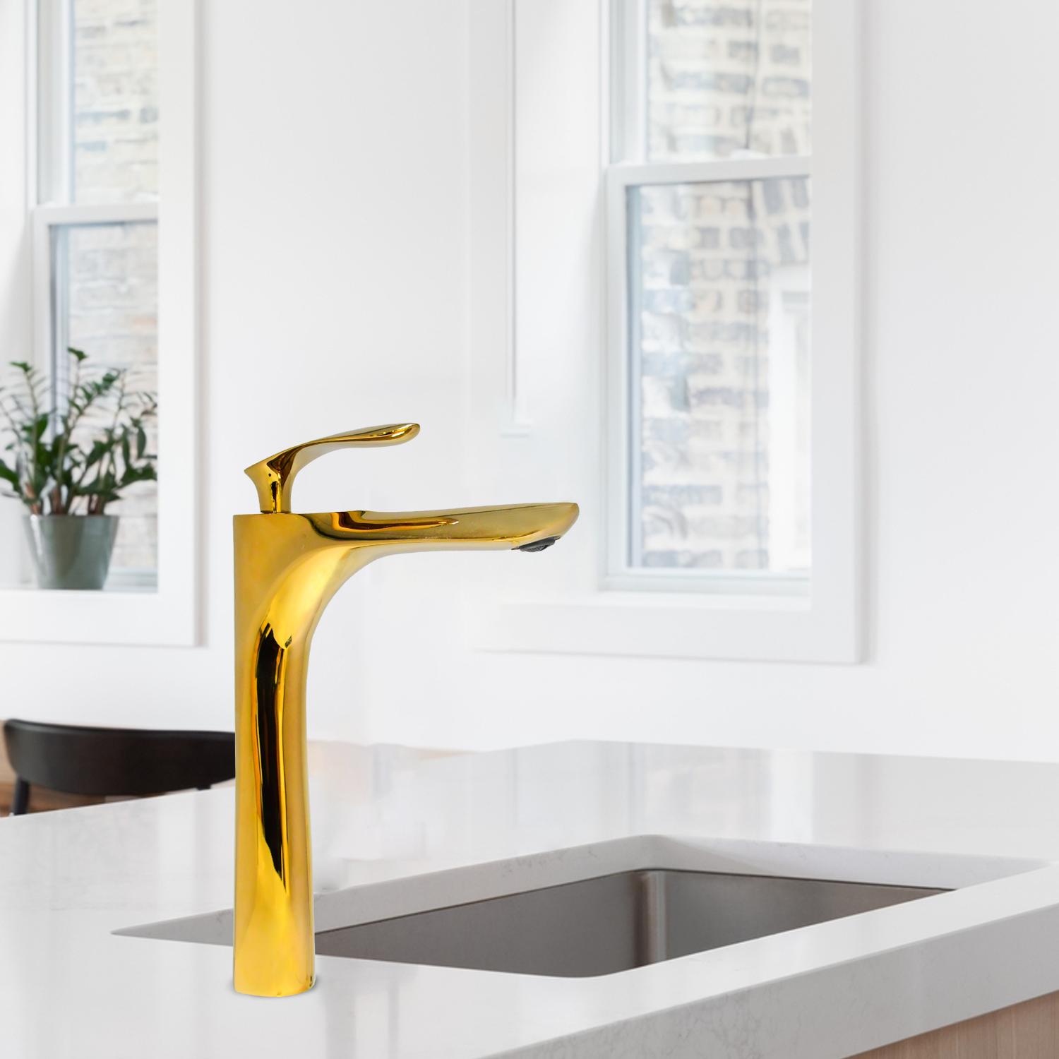 D&B Bathware Polished Basin Mixers Faucet Nautica-NTC6118 Gold_2
