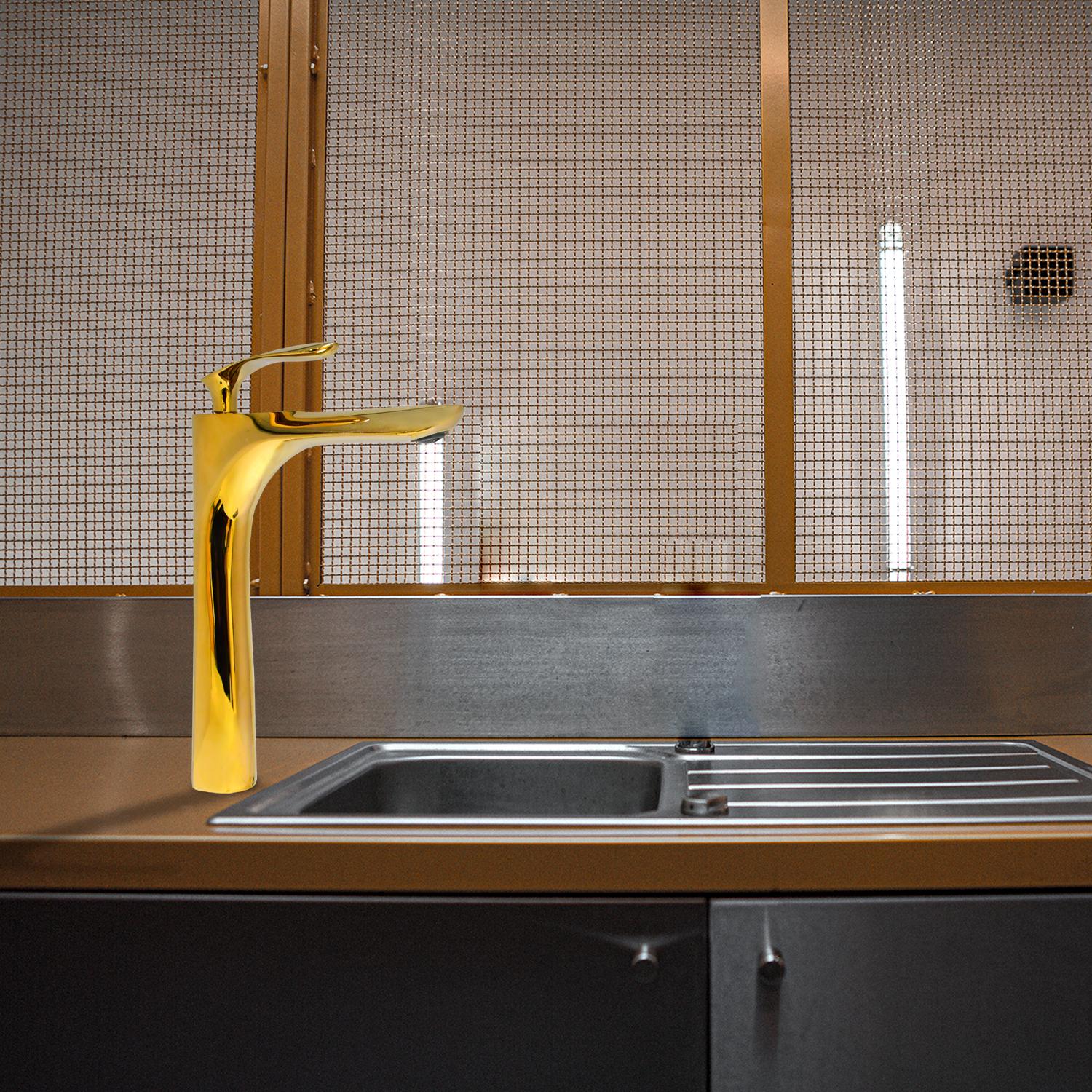 D&B Bathware Polished Basin Mixers Faucet Nautica-NTC6118 Gold_3