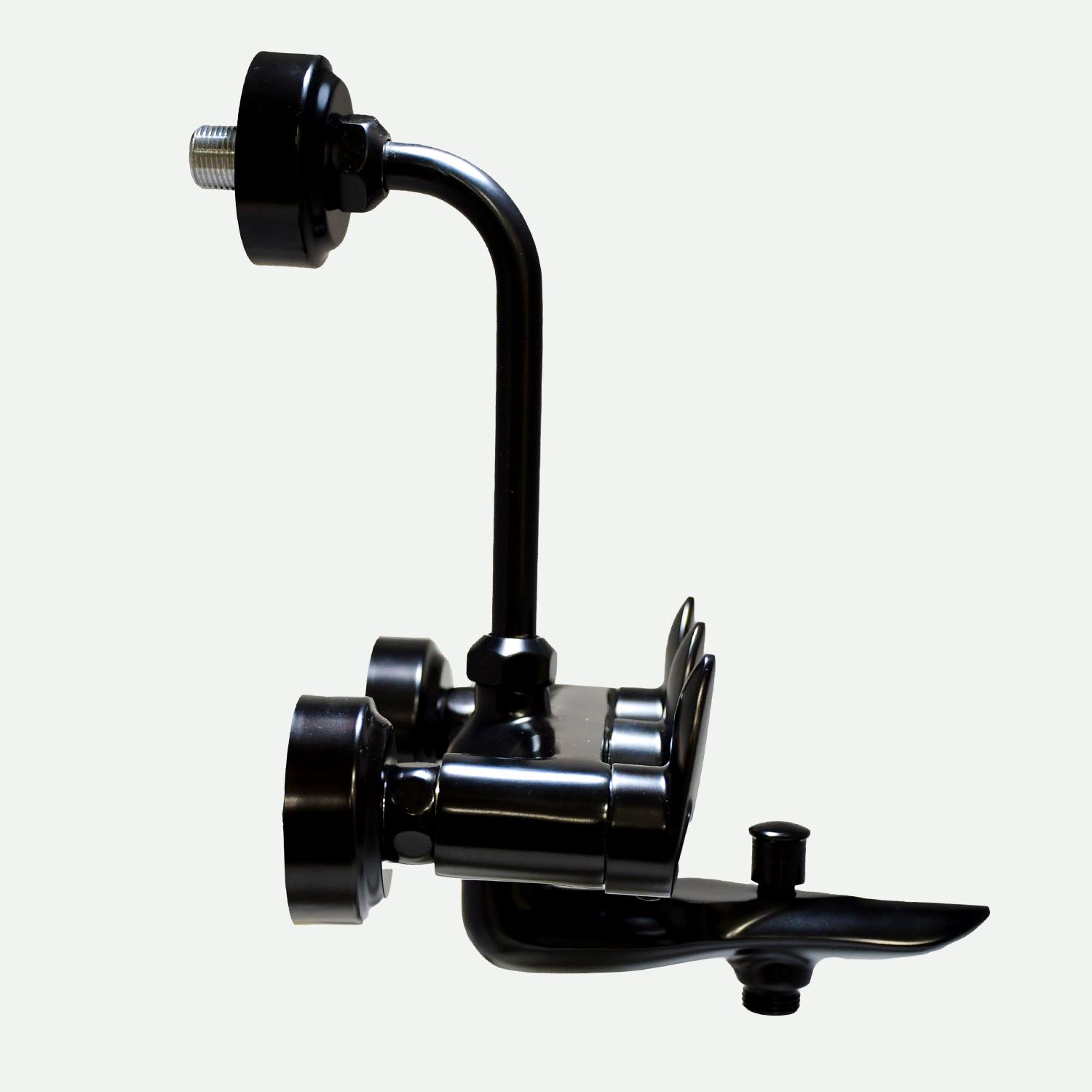 D&B Bathware Polished Wall Mixers Faucet Nautica-6107 Black_1