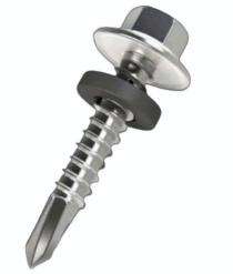 TAGIT Hex Head with EPDM Washer Self Drilling Screw Carbon Steel Xylan_0