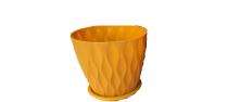 SR Plastic Pot Planter Yellow_0