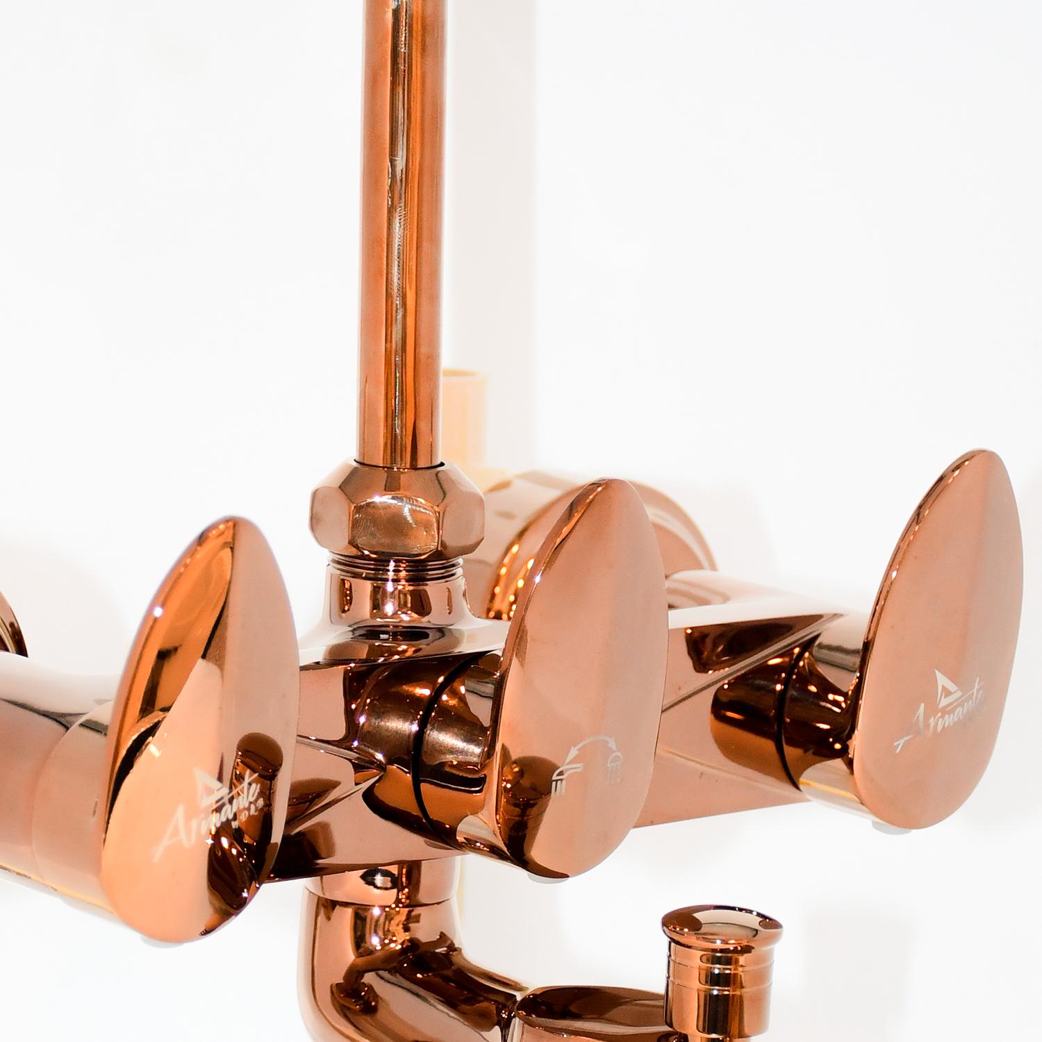 D&B Bathware Polished Wall Mixers Faucet Nautica-6107 Rose_2