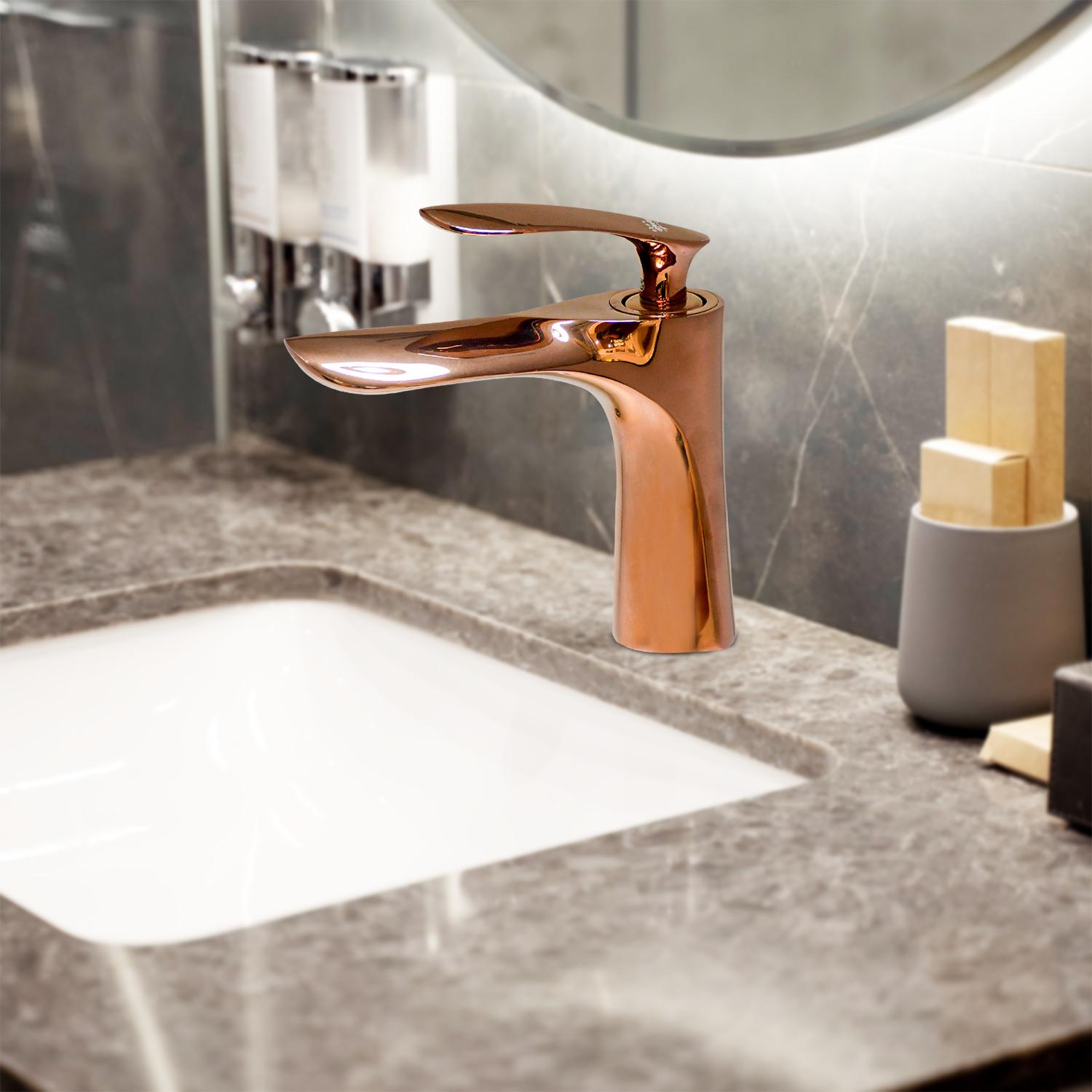 D&B Bathware Polished Basin Mixers Faucet Nautica-6117 Rose_2