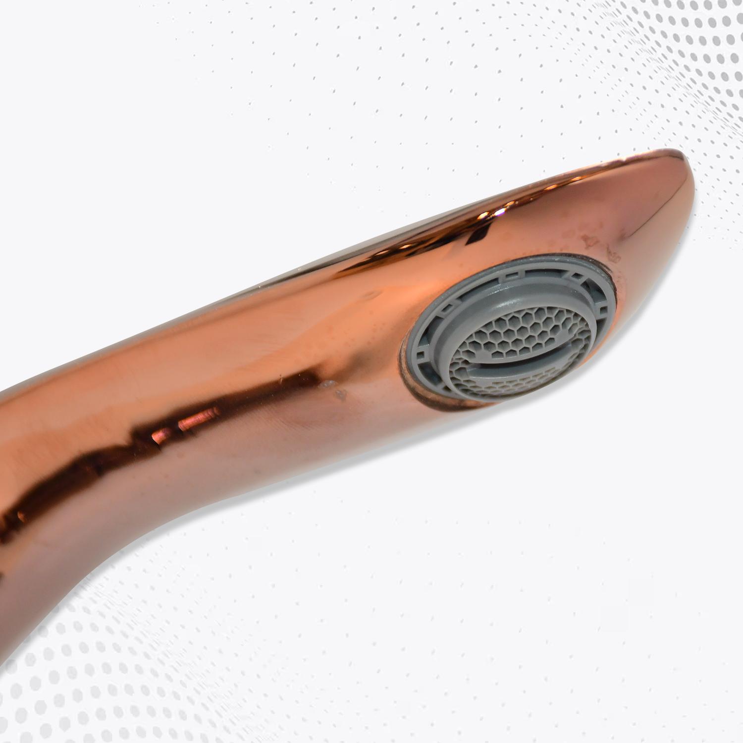 D&B Bathware Polished Swan Neck Faucet Nautica-NTC6112 Rose_3