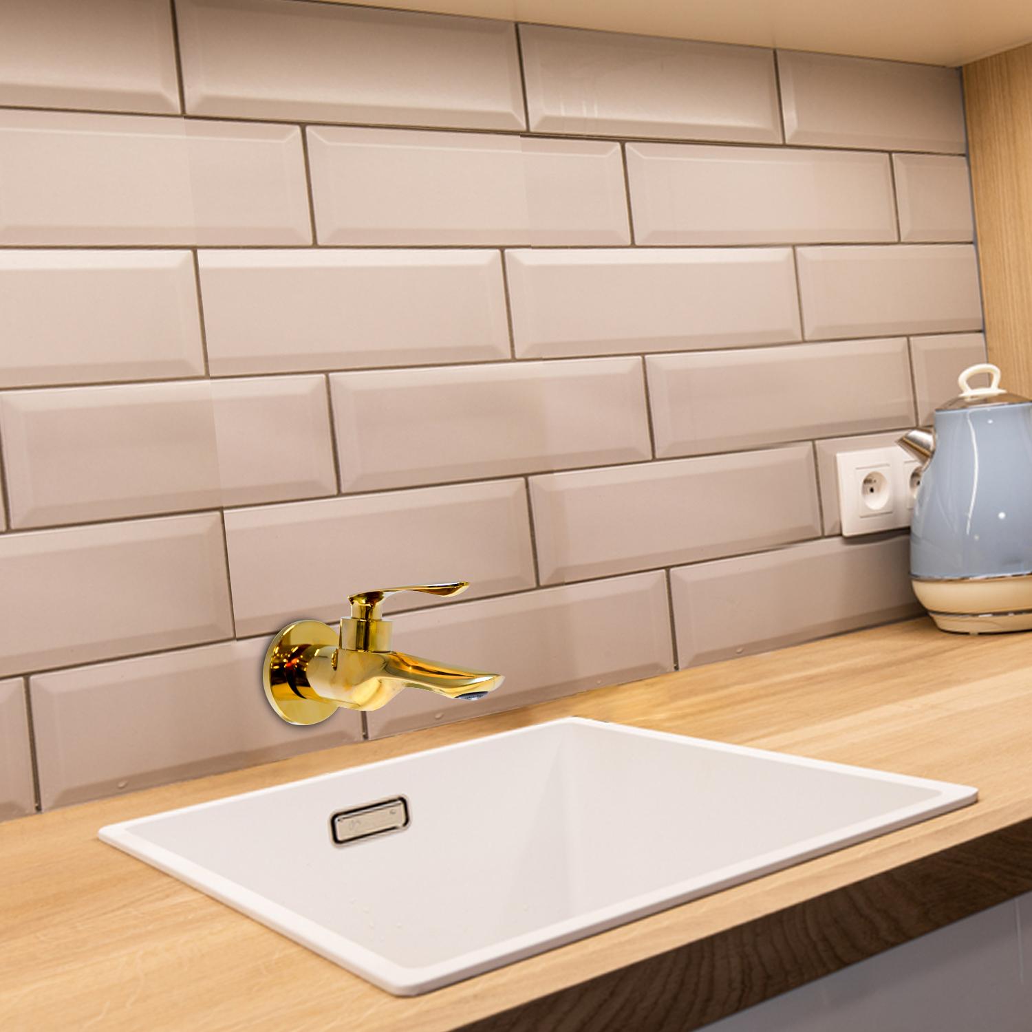 D&B Bathware Polished Bib Cocks Faucet NAUTICA-6103 GOLD_4