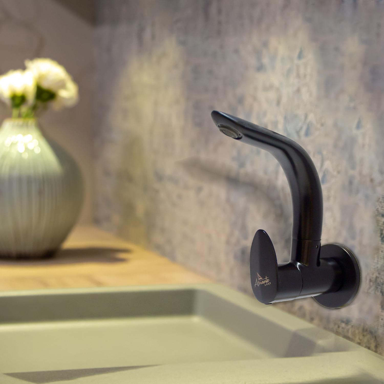 D&B Bathware Polished Sink Cocks Faucet NAUTICA-6111 BLACK_1