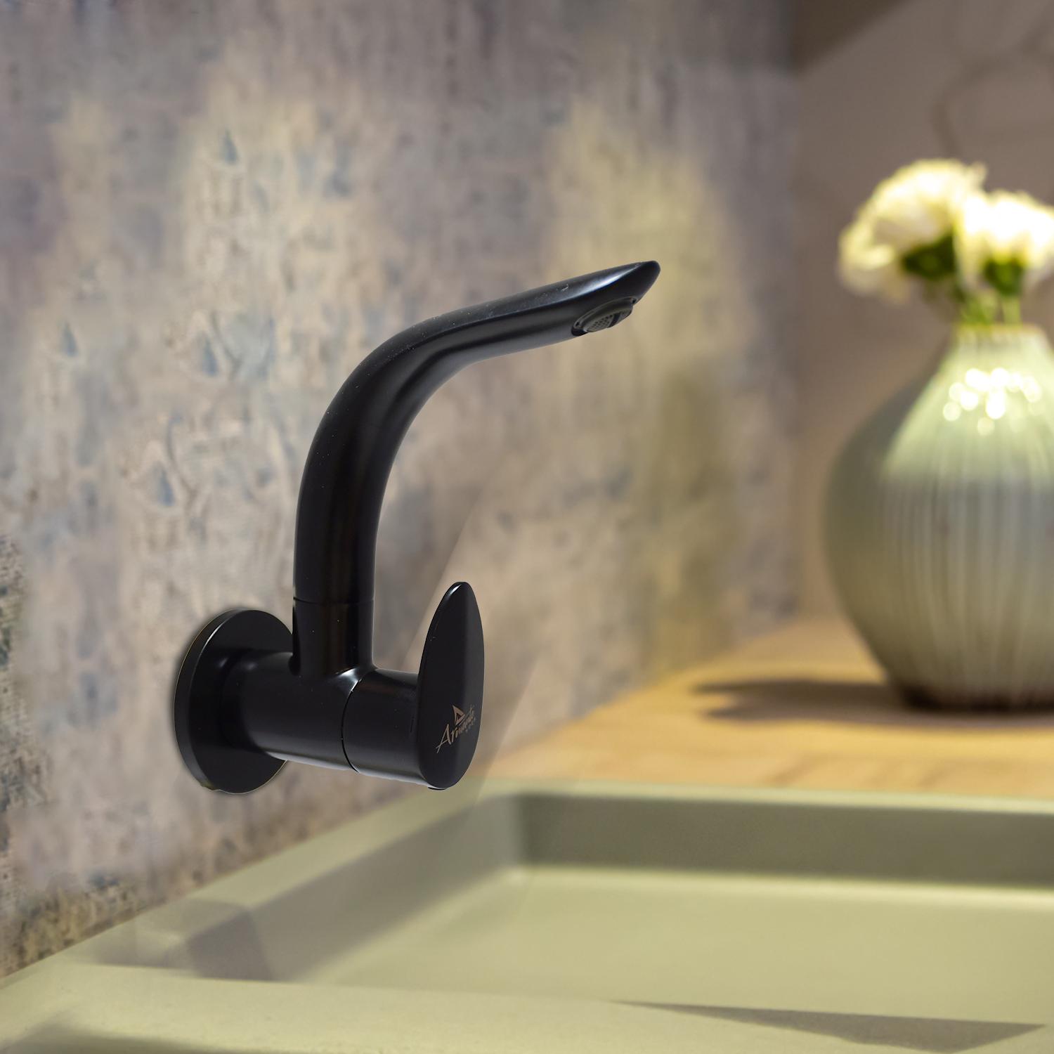 D&B Bathware Polished Sink Cocks Faucet NAUTICA-6111 BLACK_2