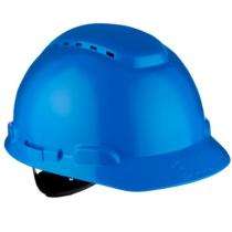 Karam HDPE Blue Air Ventilated Safety Helmets_0