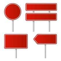 MVA Direction Signages 100 x 300 mm Steel_0