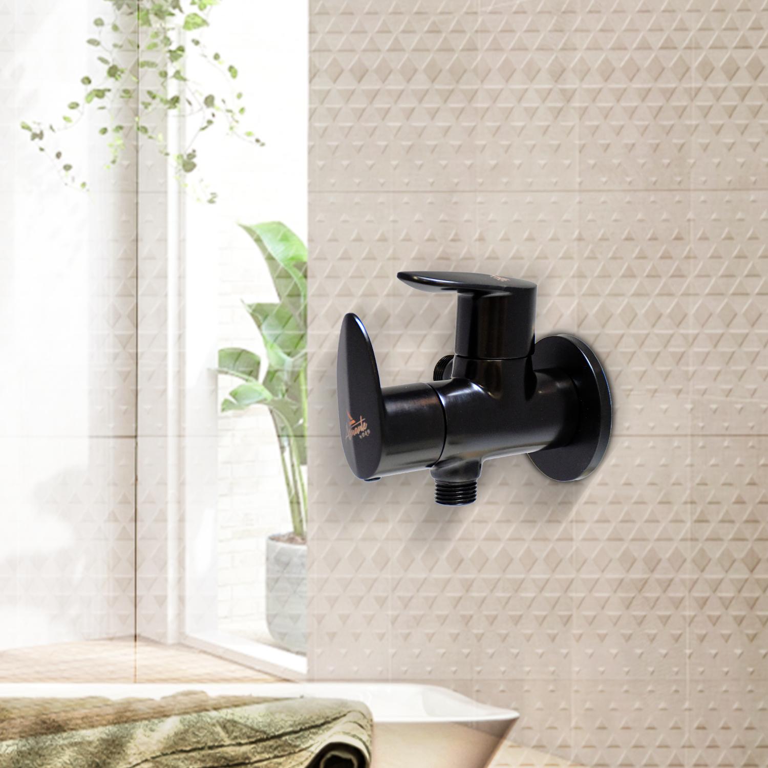 D&B Bathware Polished Angle Cock Faucet NAUTICA-6109 BLACK_1