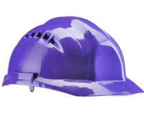 Karam Polyethylene Purple Air Ventilated Safety Helmets PN545_0
