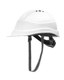 Karam Polyethylene White Air Ventilated Safety Helmets PN545_0
