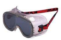 Karam Polycarbonate Safety Goggles Chemical Splash ES 009(Smoked)_0