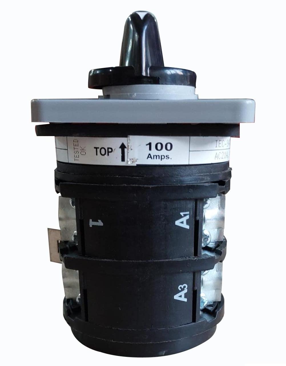 SELVO 100 A 3 Way Cam Operated Rotary Switch_3