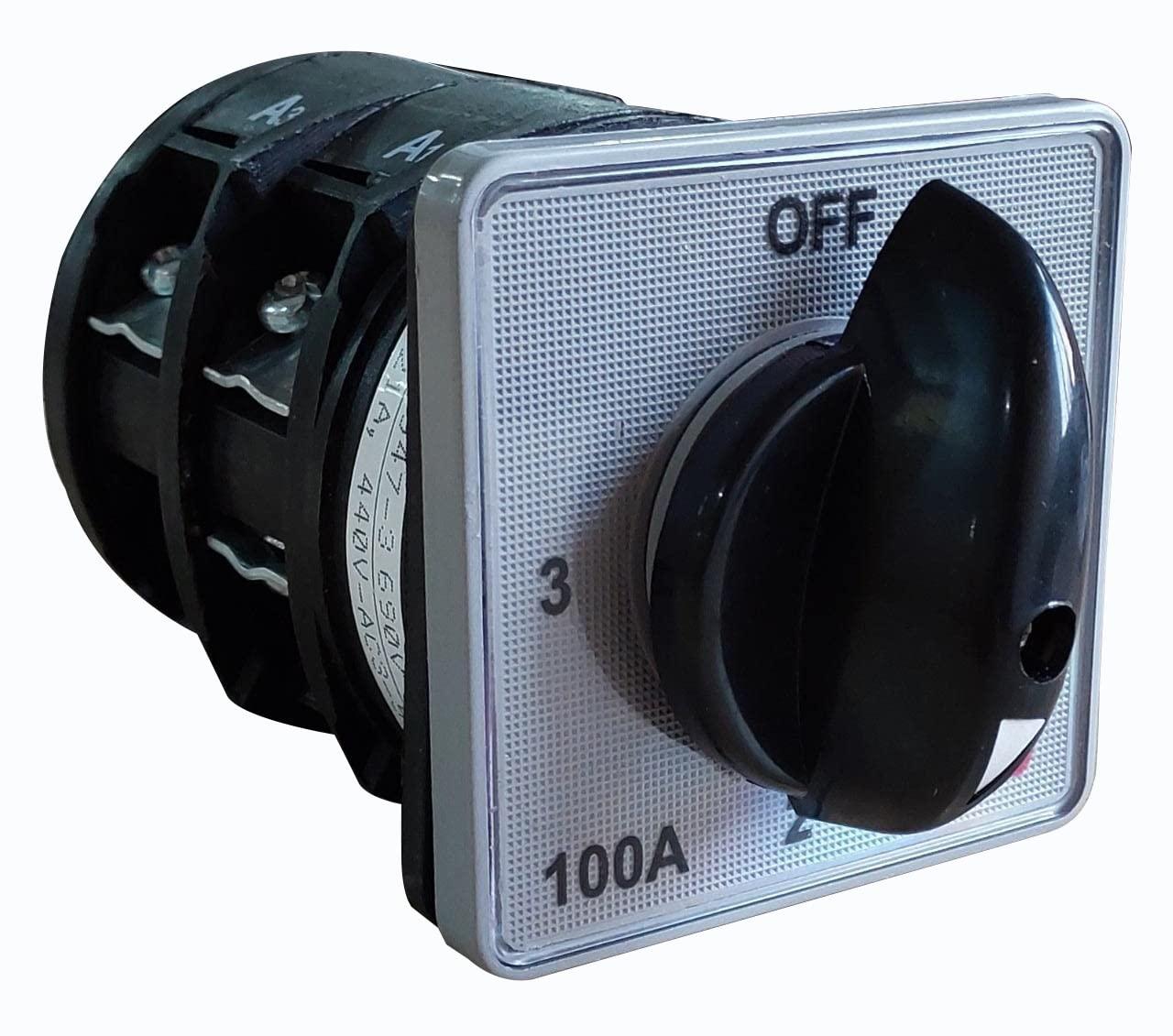 SELVO 100 A 3 Way Cam Operated Rotary Switch_4