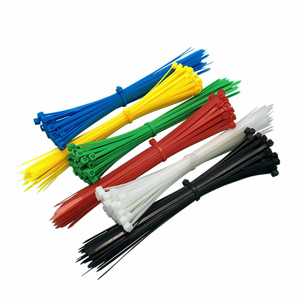 CLAMPS-N-CLAMPS Nylon 66 Grade 100 mm 2.5 mm Cable Ties Multi Color_2