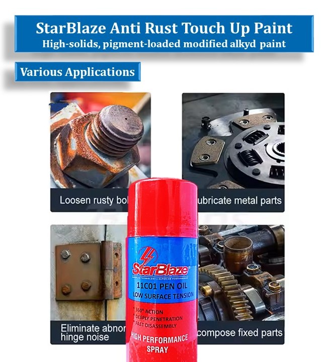StarBlaze Rust Removing Spray 11C01 Pen Oil 500 mL_2
