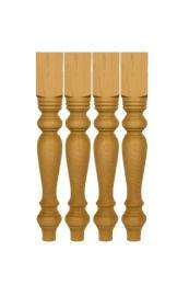 Wooden Appliances Legs Table 18 inch 29 x 3 x 3 inch_0