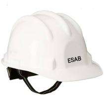 ESAB Plastic White Ratchet Safety Helmets_0