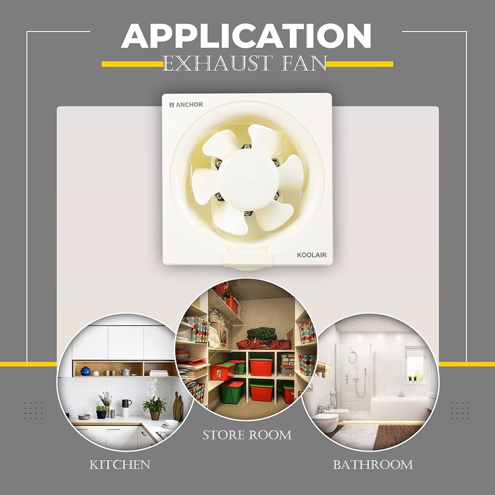 ANCHOR Koolair 200 mm 6 Blades 40 W Exhaust Fans_2
