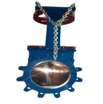 Suryam 100 mm Lugged Knife Edge Cast Iron Gate Valves Flanged_0