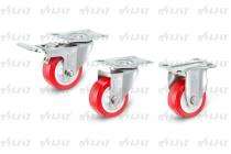 Vijay 4 inch PU Swivel Caster Wheel 100 kg_0
