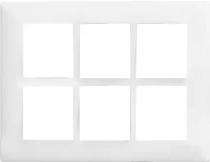 ANCHOR 65912 12 Module White Modular Switch Plate Cover_0