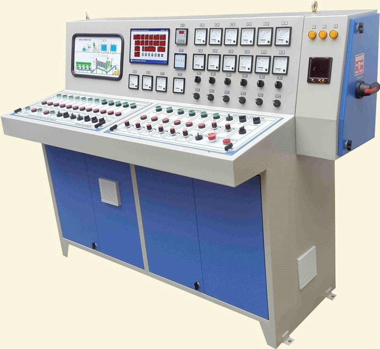 HI TECH Mild Steel 3 Phase Power Control Panel 400 A White_4