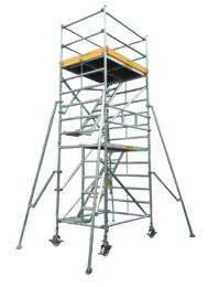Wintec 6.3 m Double Width Stairway Scaffolding Tower 1200 x 1800 mm 250 kg_0