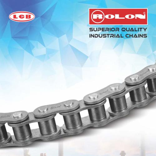 ROLON 6.35 mm Power Transmission Chain R957 - 06B-1 Simplex 3/8 5.72 mm 908 kgf_1