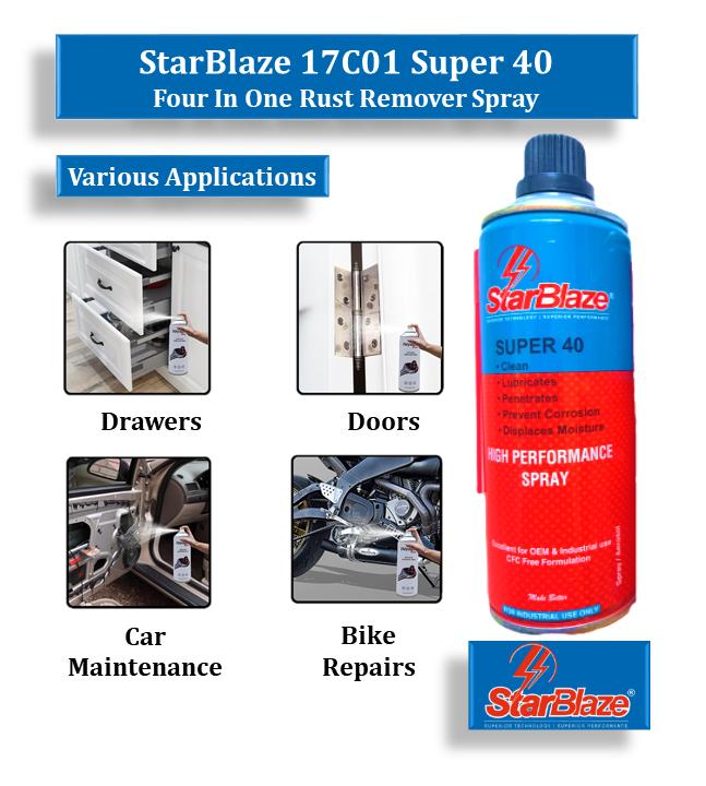 StarBlaze Rust Removing Spray 17C01 Super 40 Four in One 400 ml_3