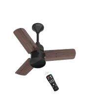Polycab Silencio Mini BLDC 600 mm 3 Blades 32 W Natural Walnut Wood Ceiling Fans_0