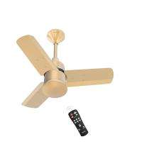Polycab Silencio Mini BLDC 600 mm 3 Blades 32 W Birkin Gold Ceiling Fans_0