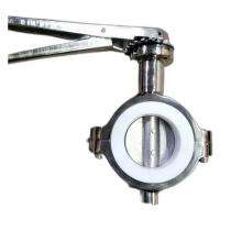 SRK 40 mm Manual Stainless Steel Butterfly Valve SLOPTFESS40_0