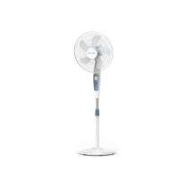 Polycab ELANZA 400 mm White Grey Pedestal Fan_0