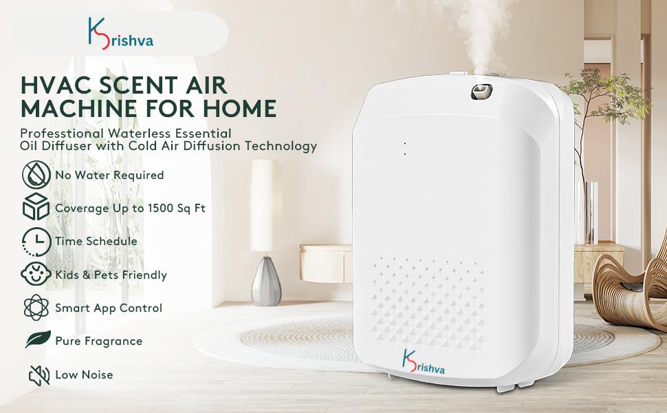 Krishva J36 Semi-Automatic Air Freshener Dispensers Wall Mounted 400 mL 1500 sqft_3