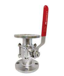 METTLE 100 mm Manual Stainless Steel Ball Valves Flanged_0
